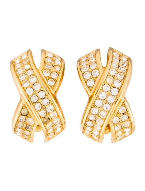 dior earrings au|christian Dior clip on earrings.